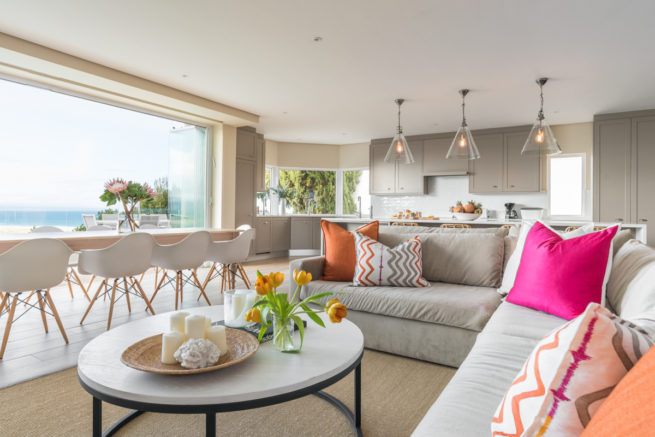 Interior Design photo of a lounge, photographed by Lucia Pinto, Lupiphoto for Garden and Home magazine in South Africa